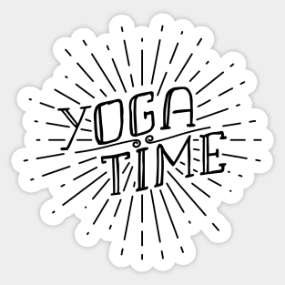 Yoga Fitness Gym Meditation Workout Exercise Gift Sticker